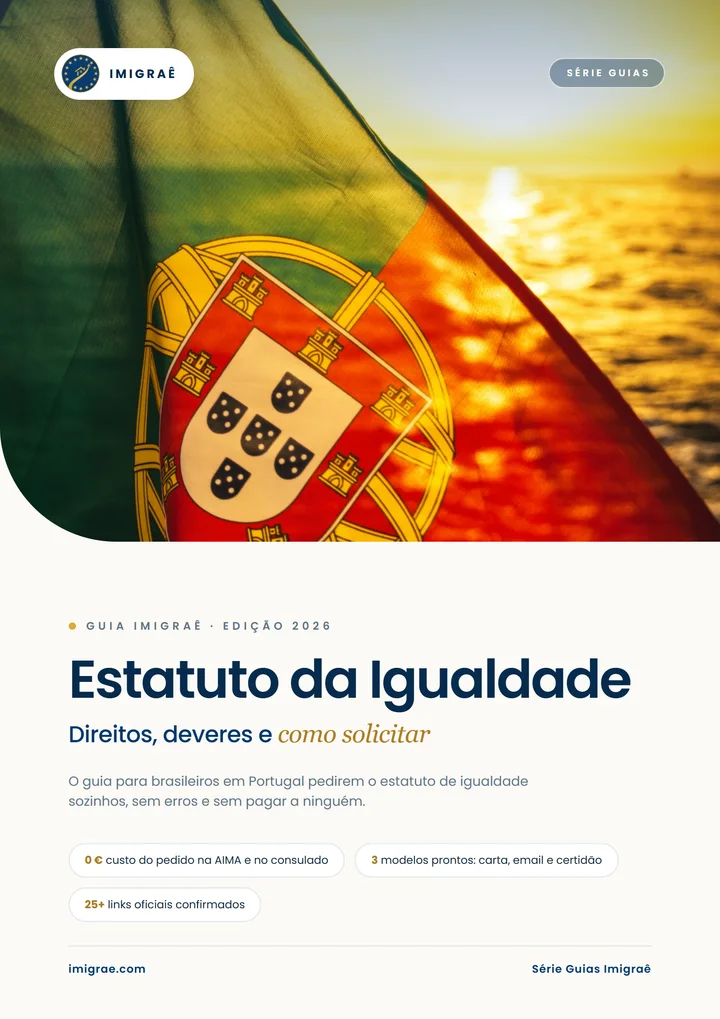 Capa do guia Estatuto da Igualdade