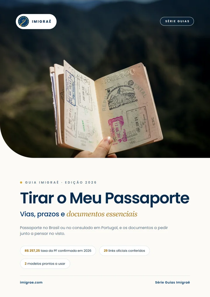 Capa do guia Tirar o Meu Passaporte