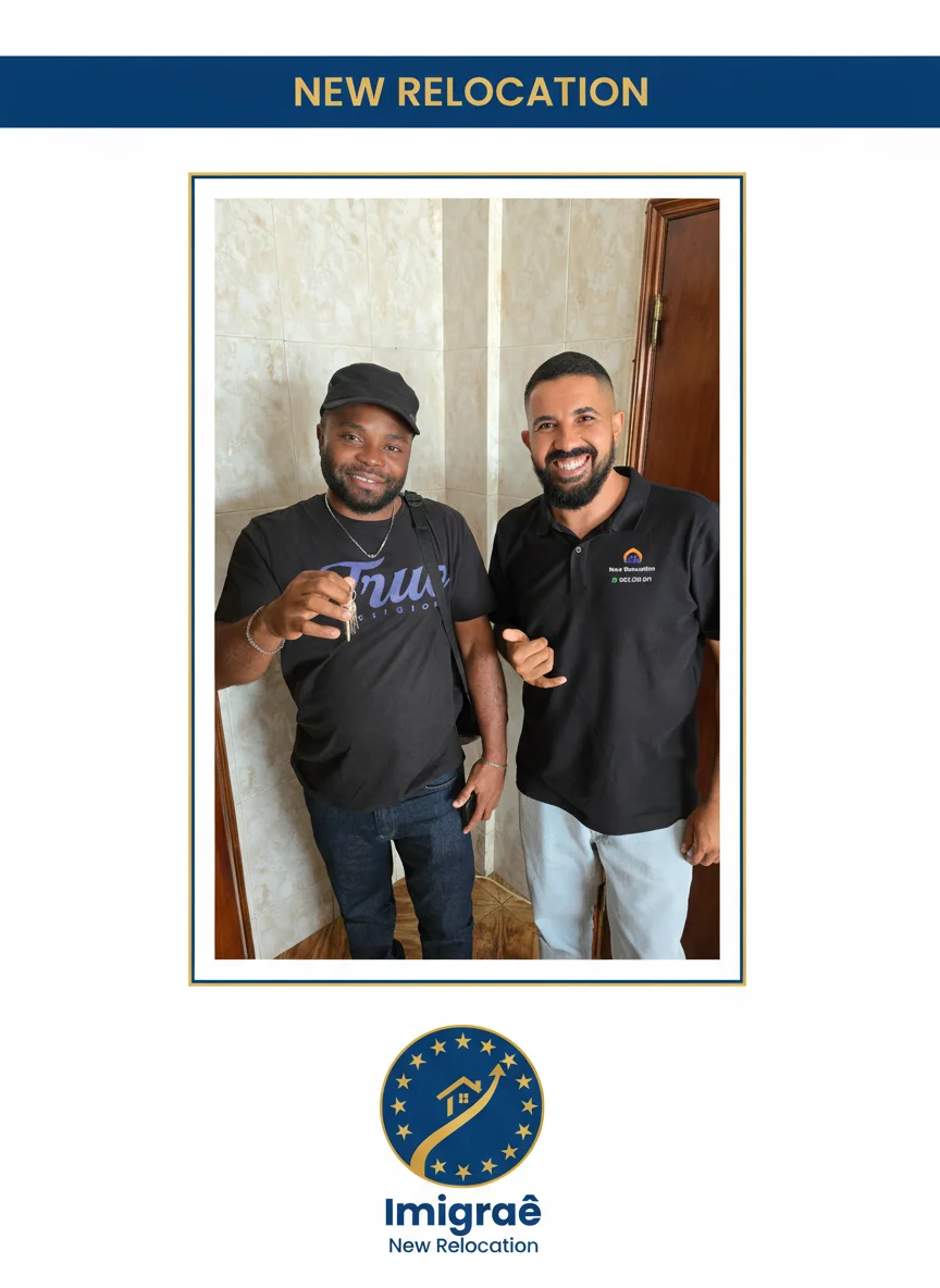 Registro de entrega de chaves da Imigraê